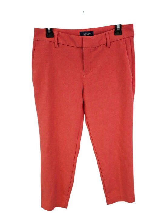 Old Navy Pants - 3/$25 Old Navy Size 4 Harper Mid Rise Cropped Pants Pink Coral